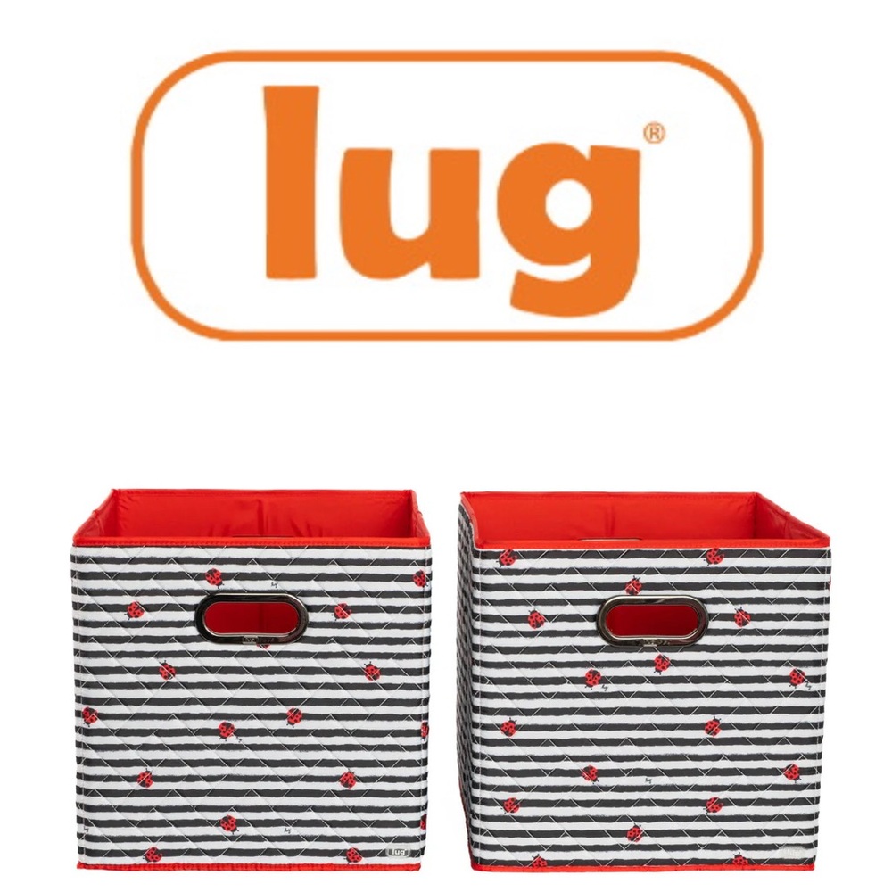Lug Cargo 2pc Collapsible Bins NWT
Ladybug Lane